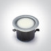 LED Downlight Grey Circular Daylight LED built in 400lm 9W Die Cast One Light SKU:10112/G/D - Toplightco