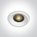 LED Spotlight White Circular Warm White LED 1000lm Die Cast One Light SKU:10112DH/W/W - Toplightco