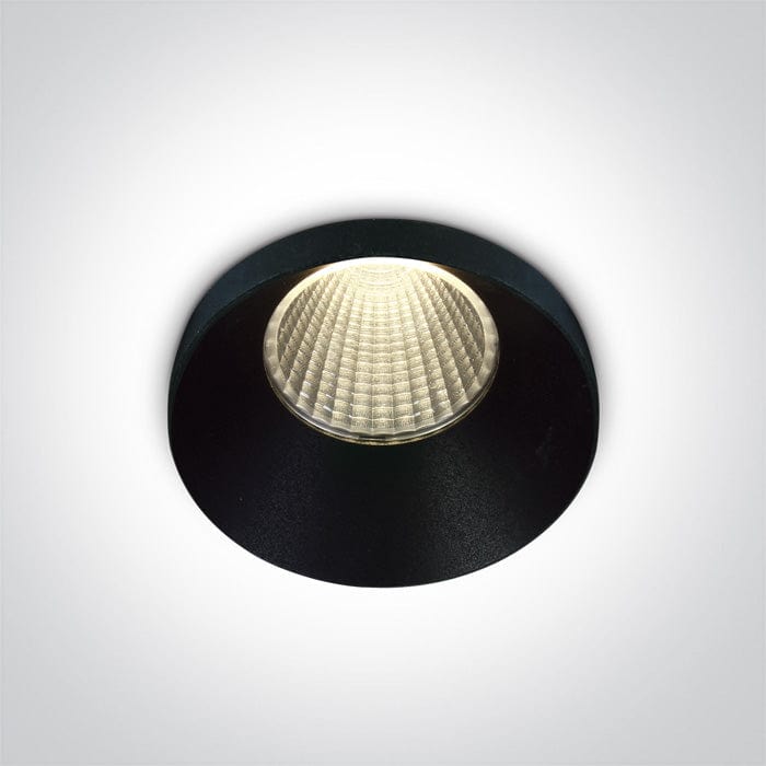 Black Led 12w Warm White 38deg Ip20 700ma Dark Light One Light SKU:10112HA/B/W - Toplightco