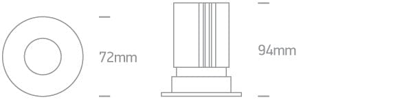 Black Led 12w Warm White 38deg Ip20 700ma Dark Light One Light SKU:10112HA/B/W - Toplightco