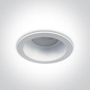 LED Downlight White Circular Cool White LED 900lm Plastic One Light SKU:10112KD/W/C - Toplightco