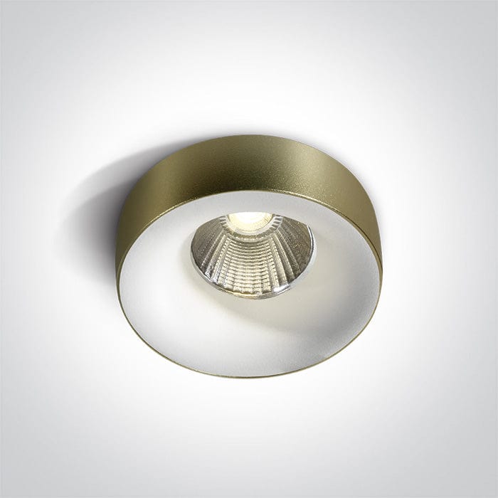 White 12W Low Glare LED recessed spotlight with interchangeable ring.
Ring must be ordered separately.
Requires 700mA driver.


 One Light SKU:10112R/W/W