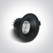 LED Spotlight Black Circular Warm White LED 1100lm Die Cast One Light SKU:10112R/B/W - Toplightco