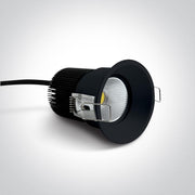 LED Spotlight Black Circular Warm White LED 1100lm Die Cast One Light SKU:10112TP/B/W - Toplightco