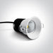LED Spotlight White Circular Cool White LED 1100lm Die Cast One Light SKU:10112TP/W/C - Toplightco