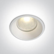 LED Spotlight White Circular Extra Warm White LED 1100lm Die Cast One Light SKU:10112TP/W/EW - Toplightco