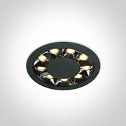 Black 12W Recessed spotlight, IP20.

Complete with 300mA driver.

 One Light SKU:10112X/B/W