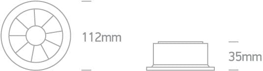 Black 12W Recessed spotlight, IP20.

Complete with 300mA driver.

 One Light SKU:10112X/B/W