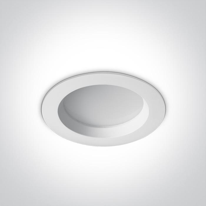 LED Downlight White Circular Warm White LED Outdoor LED built in 925lm 13W Die Cast One Light SKU:10113B/W/W - Toplightco