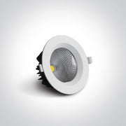 LED Downlight White Circular Cool White LED built in 1275lm 15W Die Cast One Light SKU:10115CA/W/C - Toplightco