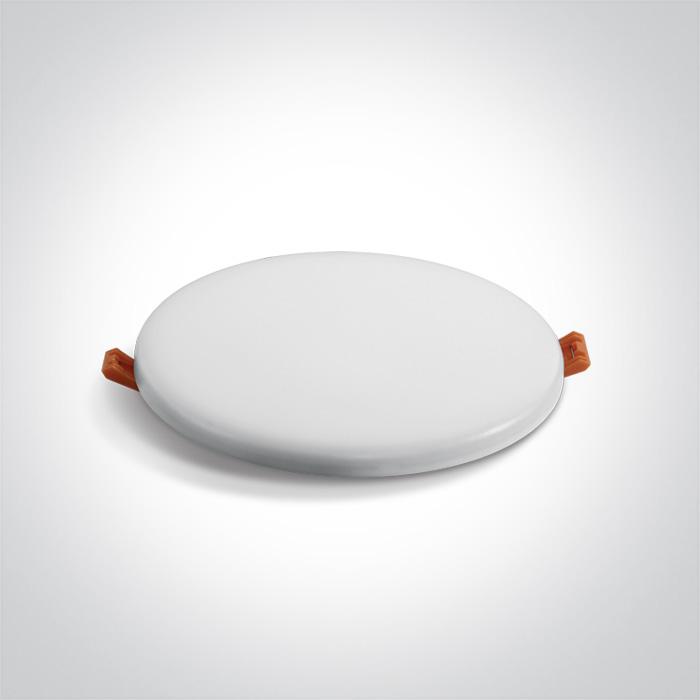 LED Downlight White Circular Cool White LED Outdoor LED built in 1200lm 15W Die Cast One Light SKU:10115CF/C - Toplightco