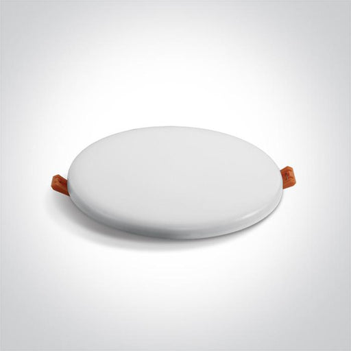 LED Downlight White Circular Warm White LED Outdoor LED built in 1200lm 15W Die Cast One Light SKU:10115CF/W - Toplightco