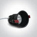 LED Spotlight Black Circular Warm White LED built in 1275lm 15W Aluminium One Light SKU:10115FD/B/W - Toplightco