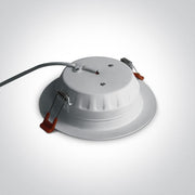 LED Downlight White Circular Warm White LED built in 1050lm 15W Aluminium One Light SKU:10115T/W/W - Toplightco
