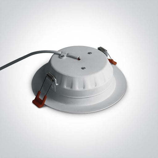 LED Downlight White Circular Warm White LED built in 1050lm 15W Aluminium One Light SKU:10115T/W/W - Toplightco