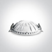 LED Downlight White Circular Cool White LED built in 1150lm 16W Die Cast One Light SKU:10116FD/W/C - Toplightco