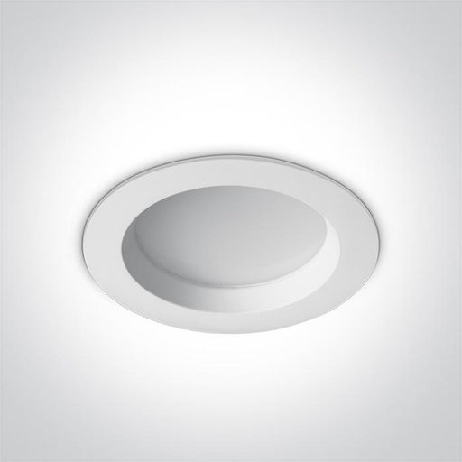LED Downlight White Circular Warm White LED Outdoor LED built in 1300lm 18W Die Cast One Light SKU:10118B/W/W - Toplightco