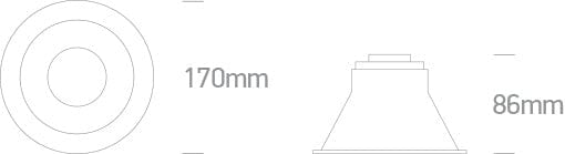 White Led 18w Ip54 Cool White 230v Dark Light - Toplightco