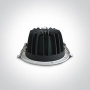 LED Downlight White Circular Warm White LED built in 1800lm 20W Die Cast One Light SKU:10120CA/W/W - Toplightco