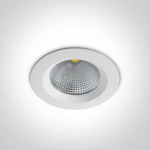 LED Downlight White Circular Cool White LED built in 1800lm 20W Die Cast One Light SKU:10120CA/W/C - Toplightco