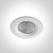 LED Downlight White Circular Warm White LED built in 1800lm 20W Die Cast One Light SKU:10120CA/W/W - Toplightco