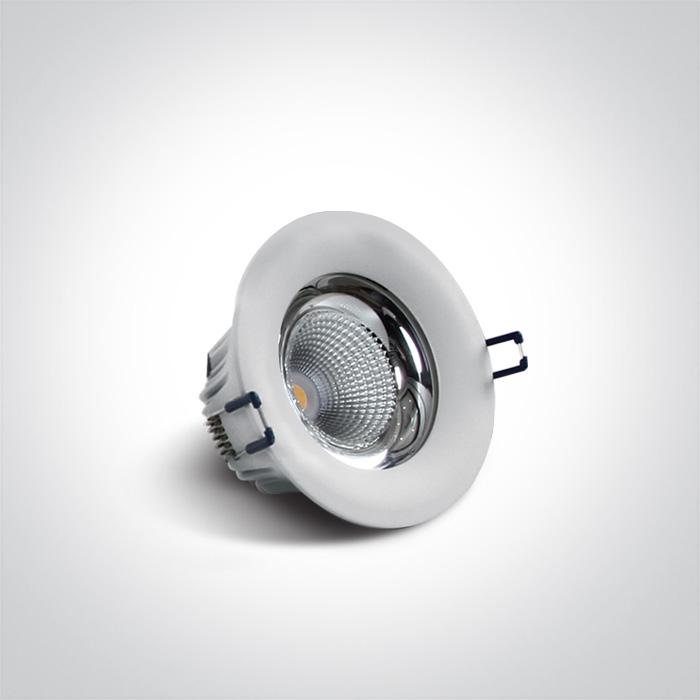 LED Downlight White Circular Cool White LED Outdoor LED built in 1600lm 20W Die Cast One Light SKU:10120G/W/C - Toplightco