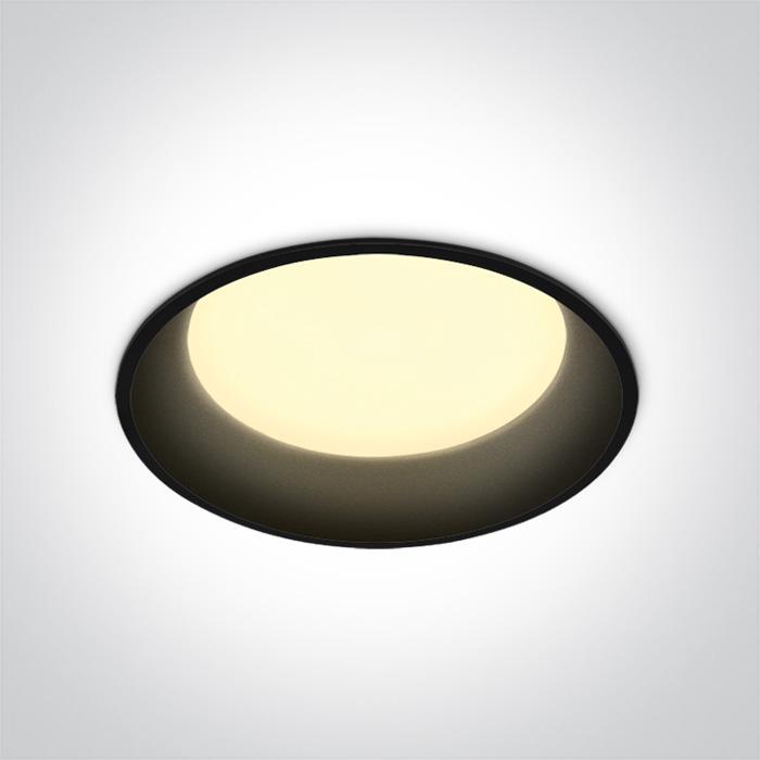 LED Downlight Black Circular Cool White LED built in 1870lm 22W Die Cast One Light SKU:10122D/B/C - Toplightco