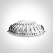 LED Downlight White Circular Cool White LED built in 1550lm 22W Die Cast One Light SKU:10122FD/W/C - Toplightco