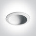 LED Downlight White Circular Cool White LED built in 1550lm 22W Die Cast One Light SKU:10122FD/W/C - Toplightco