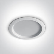 LED Downlight White Circular Warm White LED built in 1700lm 24W Aluminium One Light SKU:10124T/W/W - Toplightco