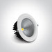 LED Downlight White Circular Warm White LED built in 2700lm 30W Die Cast One Light SKU:10130CA/W/W - Toplightco