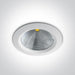 LED Downlight White Circular Warm White LED built in 2700lm 30W Die Cast One Light SKU:10130CA/W/W - Toplightco