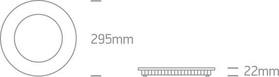 LED Downlight White Circular WarmWhite LED built in 1800lm 30W Die Cast One Light SKU:10130FA/W/W - Toplightco