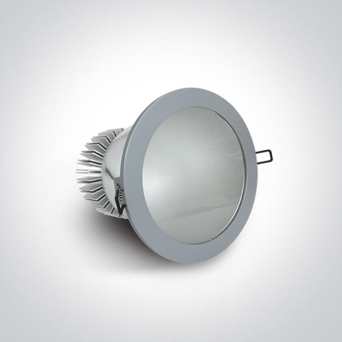 LED Downlight Grey Circular Warm White LED Dimmable LED built in 2000lm 30W Die Cast One Light SKU:10130KA/G/W - Toplightco