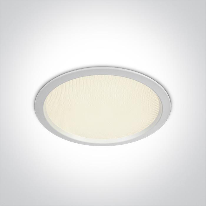 LED Downlight White Circular Cool White LED built in 2250lm 30W Die Cast One Light SKU:10130U/W/C - Toplightco