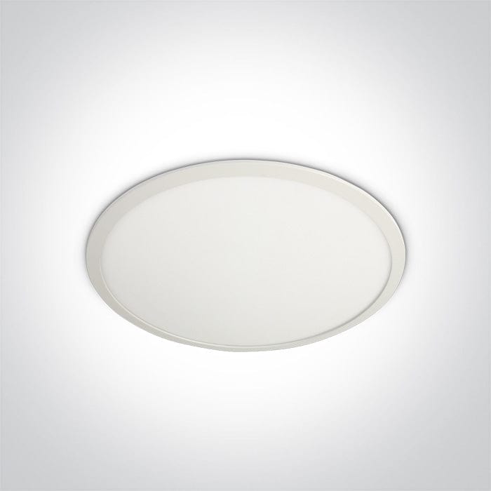 White Led 48w Dl 60cm Recessed Panel Ip20 Dimmable 230v - Toplightco
