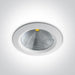 LED Downlight White Circular Warm White LED built in 5400lm 60W Die Cast One Light SKU:10160CA/W/W - Toplightco