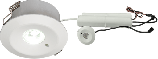 230V IP20 3W LED Emergency Downlight 3000K (maintained/non-maintained use) - Toplightco
