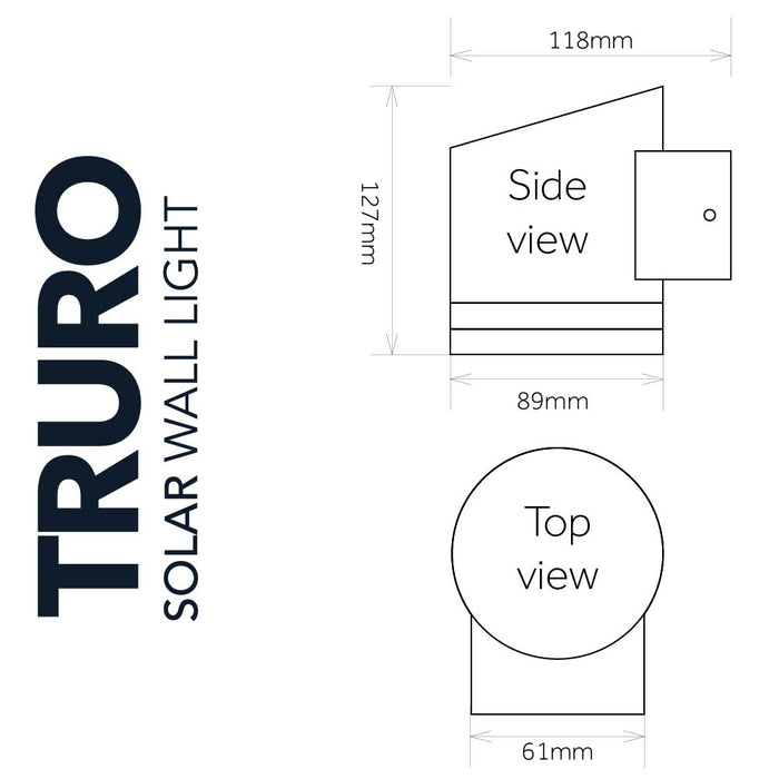 Solar Truro Wall Light - Toplightco