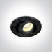 LED Spotlight Black Circular Warm White LED 270lm@700mA Aluminium One Light SKU:11103B/B/W - Toplightco