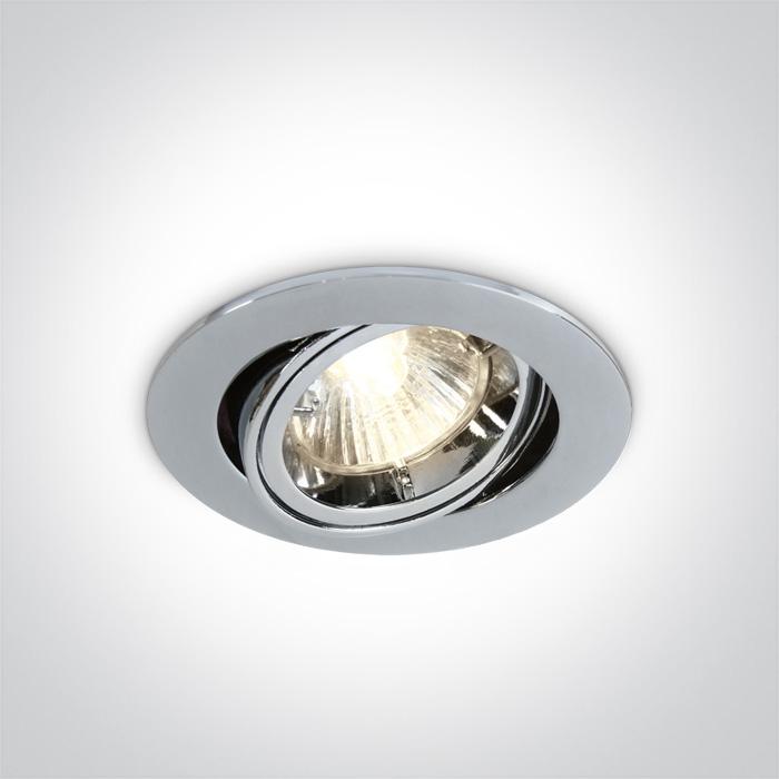 LED Spotlight Chrome Circular Die Cast One Light SKU:11103C/C - Toplightco