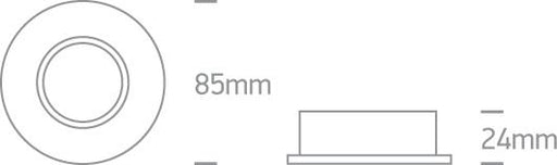 LED Spotlight Chrome Circular Die Cast One Light SKU:11105/C - Toplightco