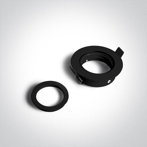 LED Spotlight Black Circular Replaceable lamp 50W Aluminium One Light SKU:11105A1/B - Toplightco