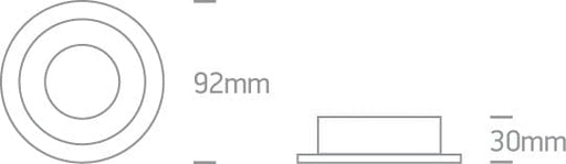 Black Gu10 10w Adjustable Downlight One Light SKU:11105ABG/B - Toplightco