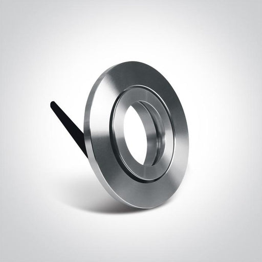 LED Spotlight Aluminium Circular Natural Aluminium One Light SKU:11105AC/AL - Toplightco