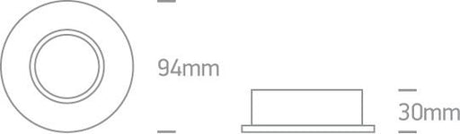 LED Spotlight Brushed Chrome Circular Die Cast One Light SKU:11105C/MC - Toplightco