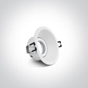 LED Spotlight White Circular Replaceable lamp 50W Aluminium One Light SKU:11105DT/W - Toplightco