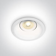 LED Spotlight White Circular Replaceable lamp 50W Aluminium One Light SKU:11105DT/W - Toplightco