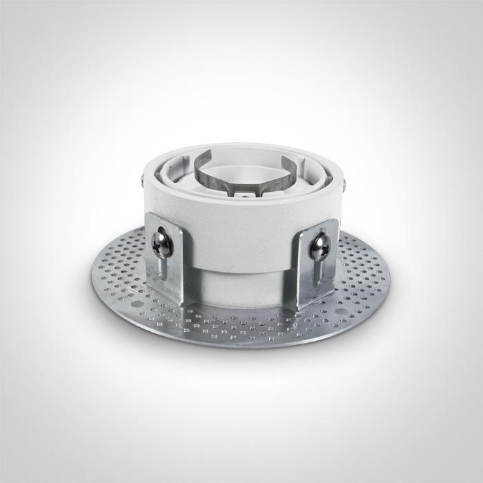 LED Spotlight White Circular Replaceable lamp 50W Aluminium One Light SKU:11105DTR/W - Toplightco