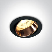 LED Spotlight Black-Copper Circular Replaceable lamp 10W Aluminium One Light SKU:11105M/B/CU - Toplightco